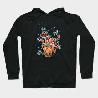 crazy chrysanthemum flower Hoodie